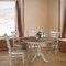 International Concepts Round 36 in Rd Extension Dining Table, 4 Emily Chairs, Hickory/Stone, 36 W, 48 L, 29.3 in H, Wood K41-36RXT-C617-4 - alternate 2